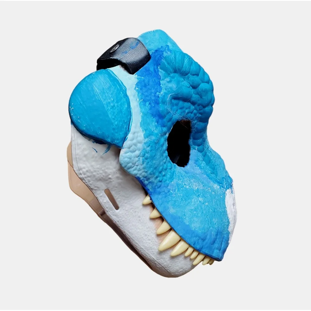 Jurassic‎ World Dominion Velociraptor Dinosaur Mask Mattel 2017 Moveable Jaw